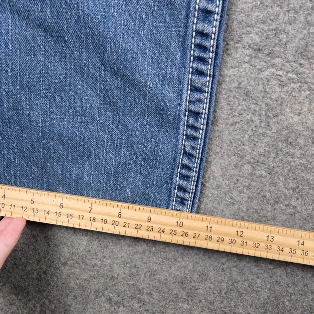 True Religion Billy Jeans Mens 36 Blue Distressed Bootcut Y2K Streetwear Skater